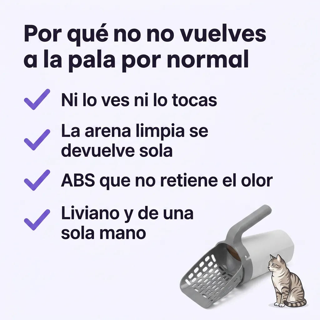 PALA PARA ARENA DE GATOS