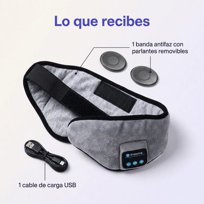 Banda Antifaz para Dormir con Bluetooth