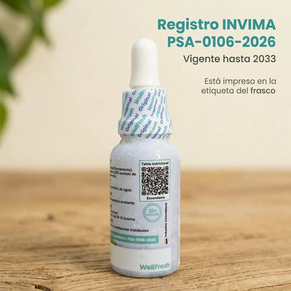 WellFresh – Gotas de menta concentrada para un aliento fresco donde estés