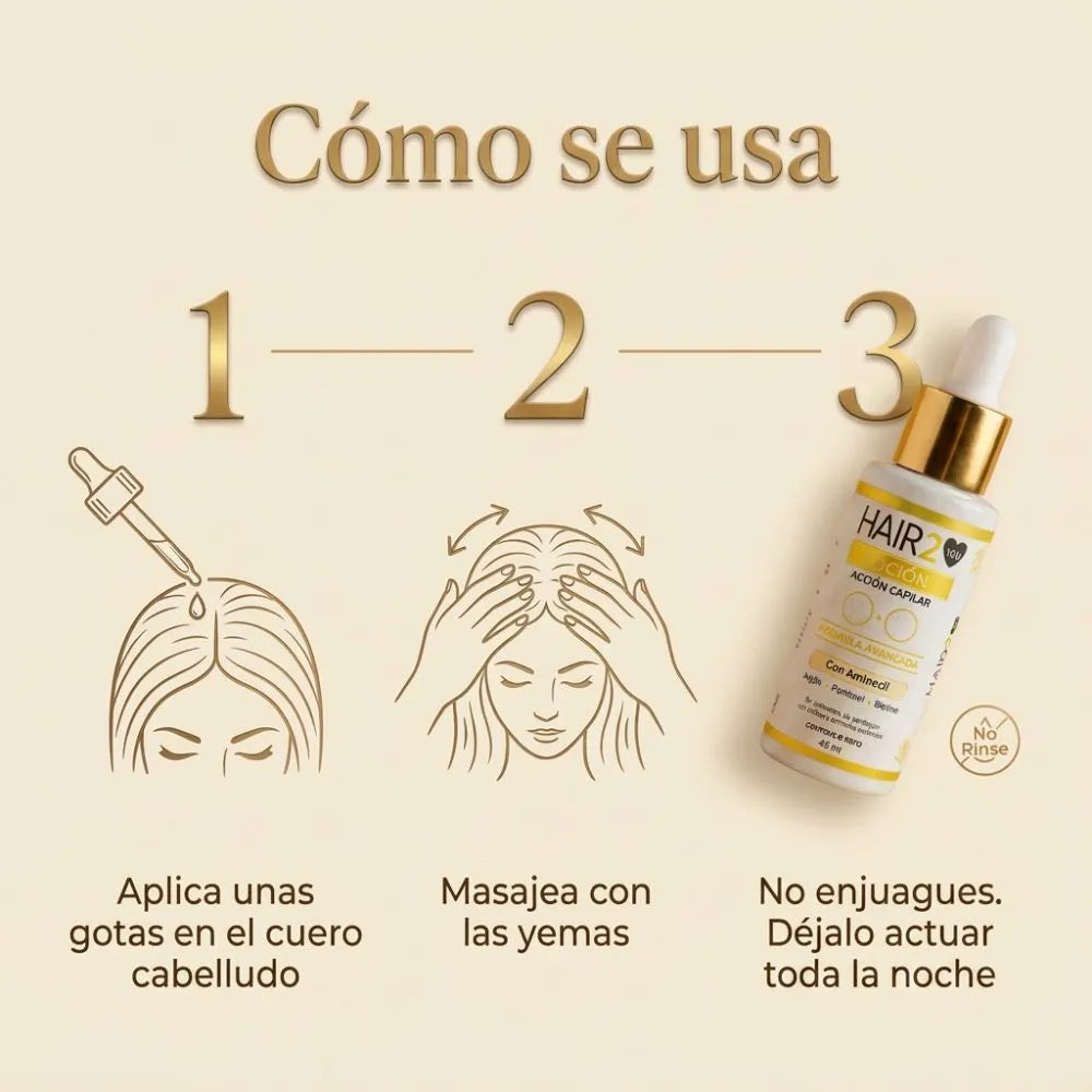 TÓNICO CON AMINEXIL - Tratamiento de cuidado capilar