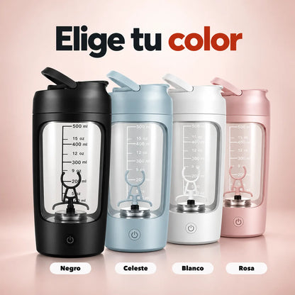 Vaso mezclador eléctrico VORTEX ONE en cuatro colores: negro, celeste, blanco y rosa