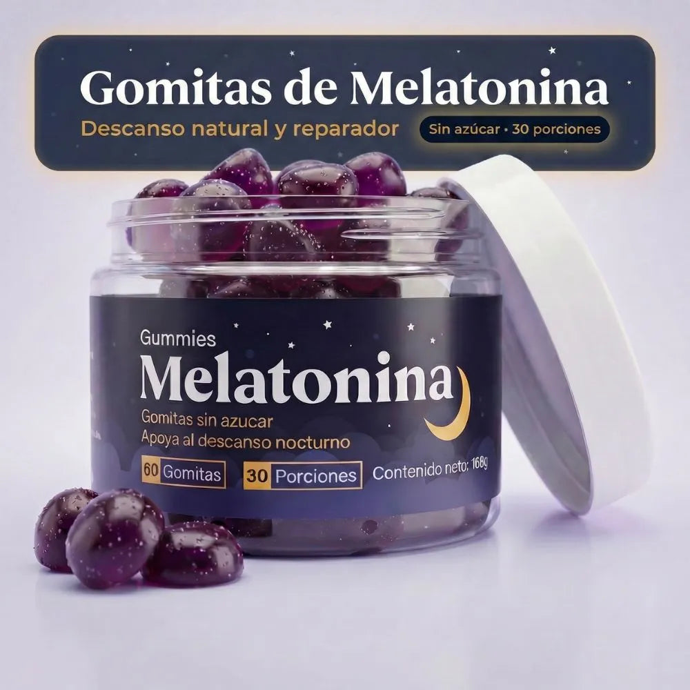 GOMITAS DE MELATONINA – Duerme más rápido y despierta mejor